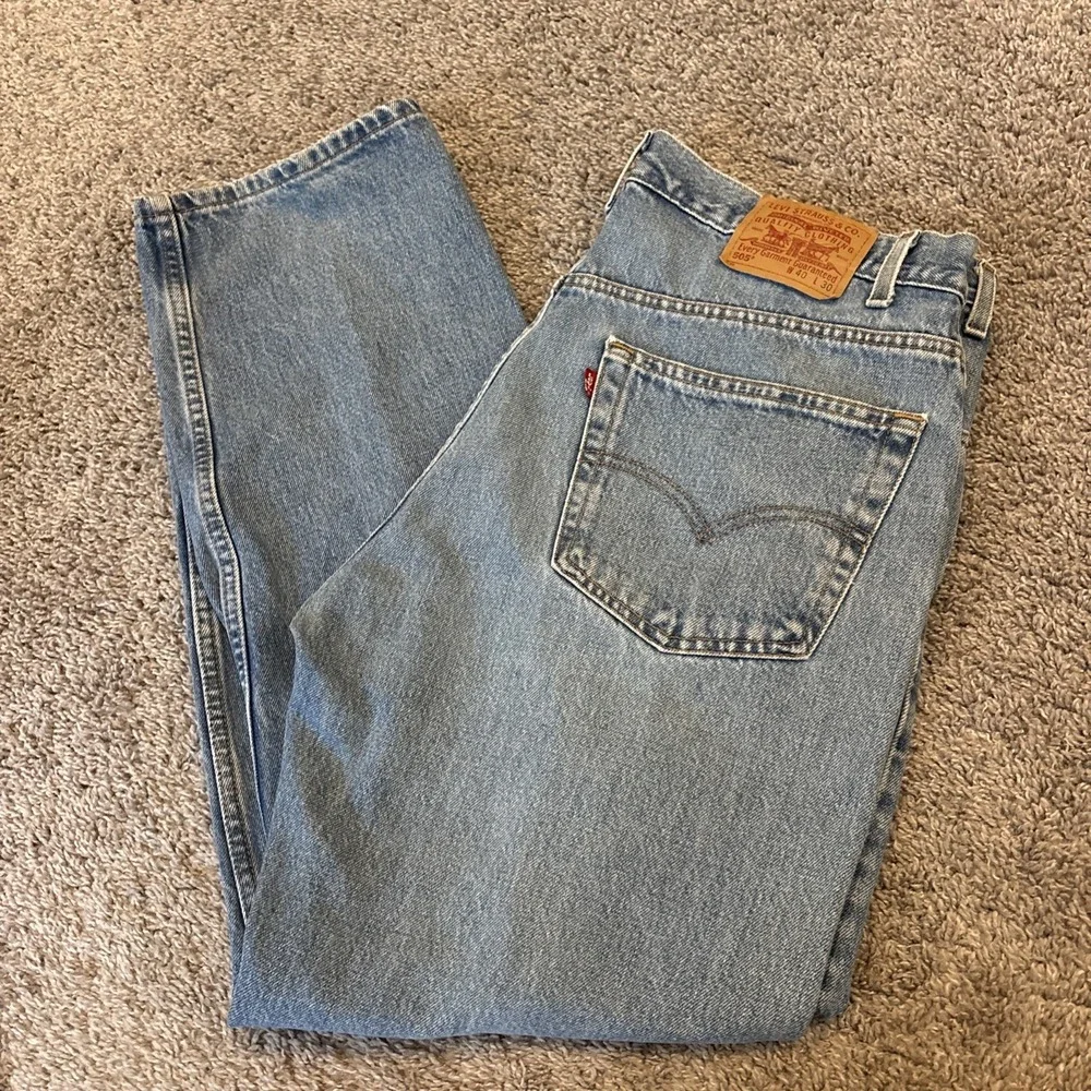 Vintage Levis Jeans Mens 40x30 Blue Denim 505 Straight Leg Paper Tag 2001 Farm